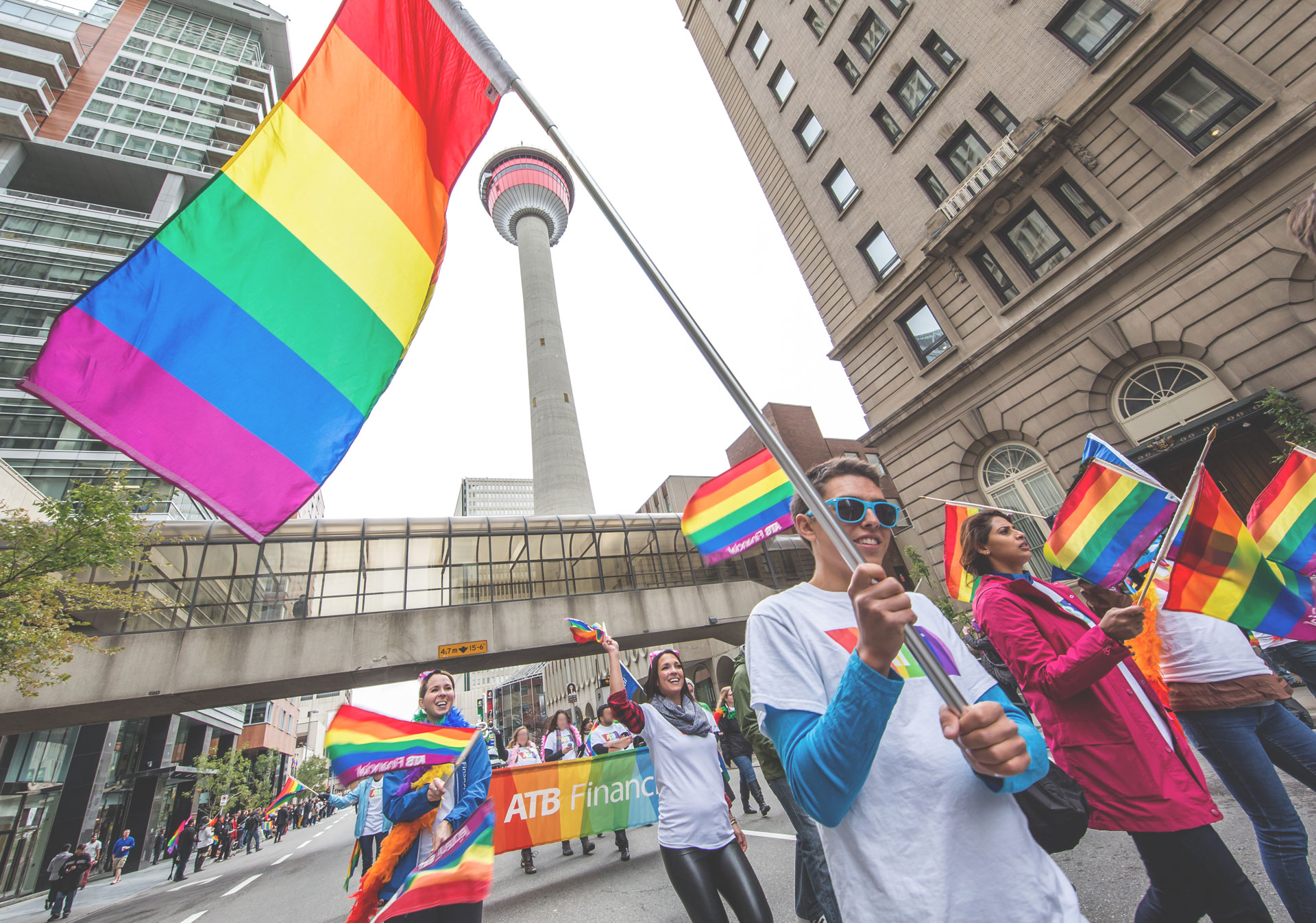 Celebrate LGBT diversity at the Calgary Pride Festival (Photo Credit: Neil Zeller).