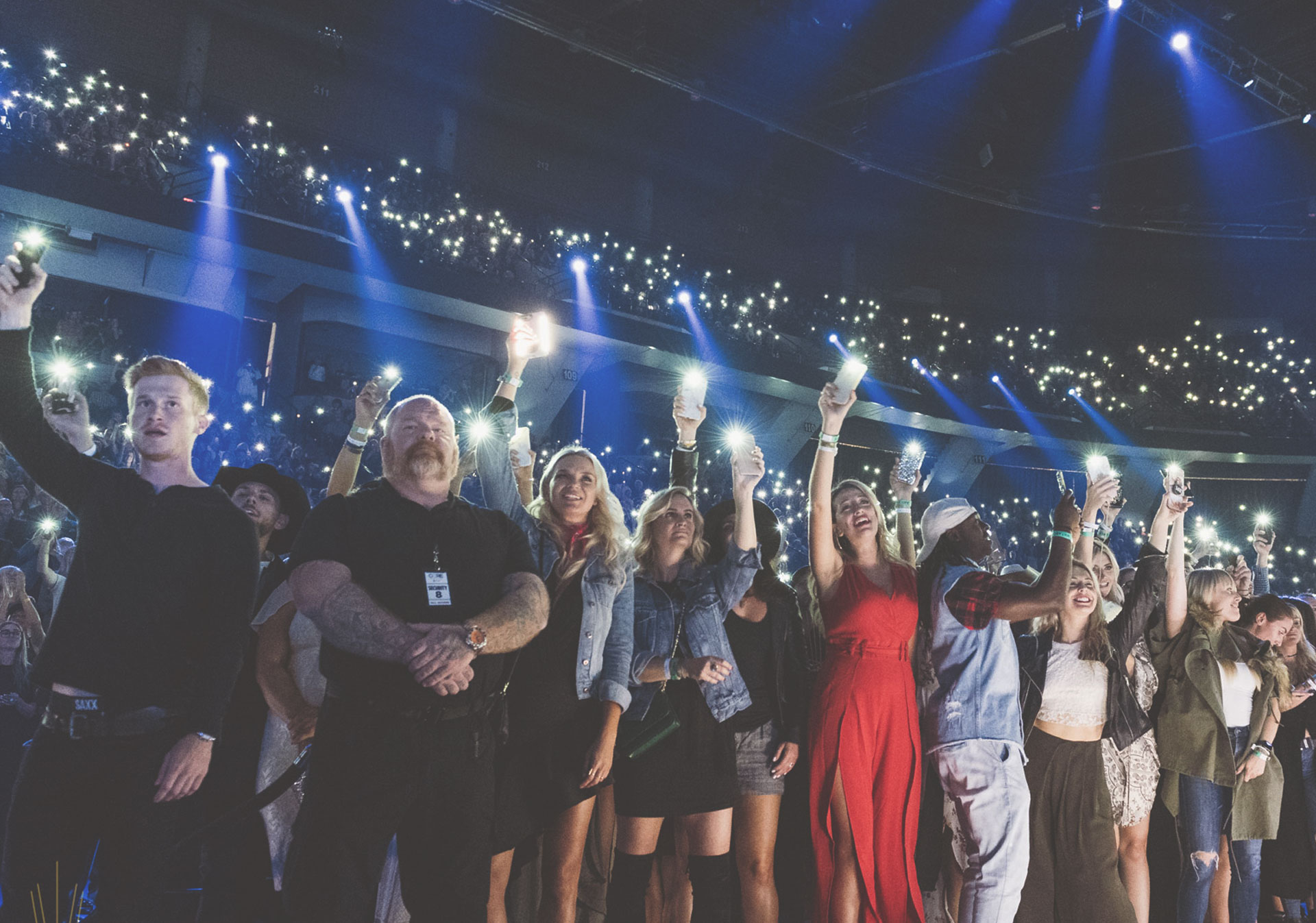 Country Music fans at the CCMA Awards Show.