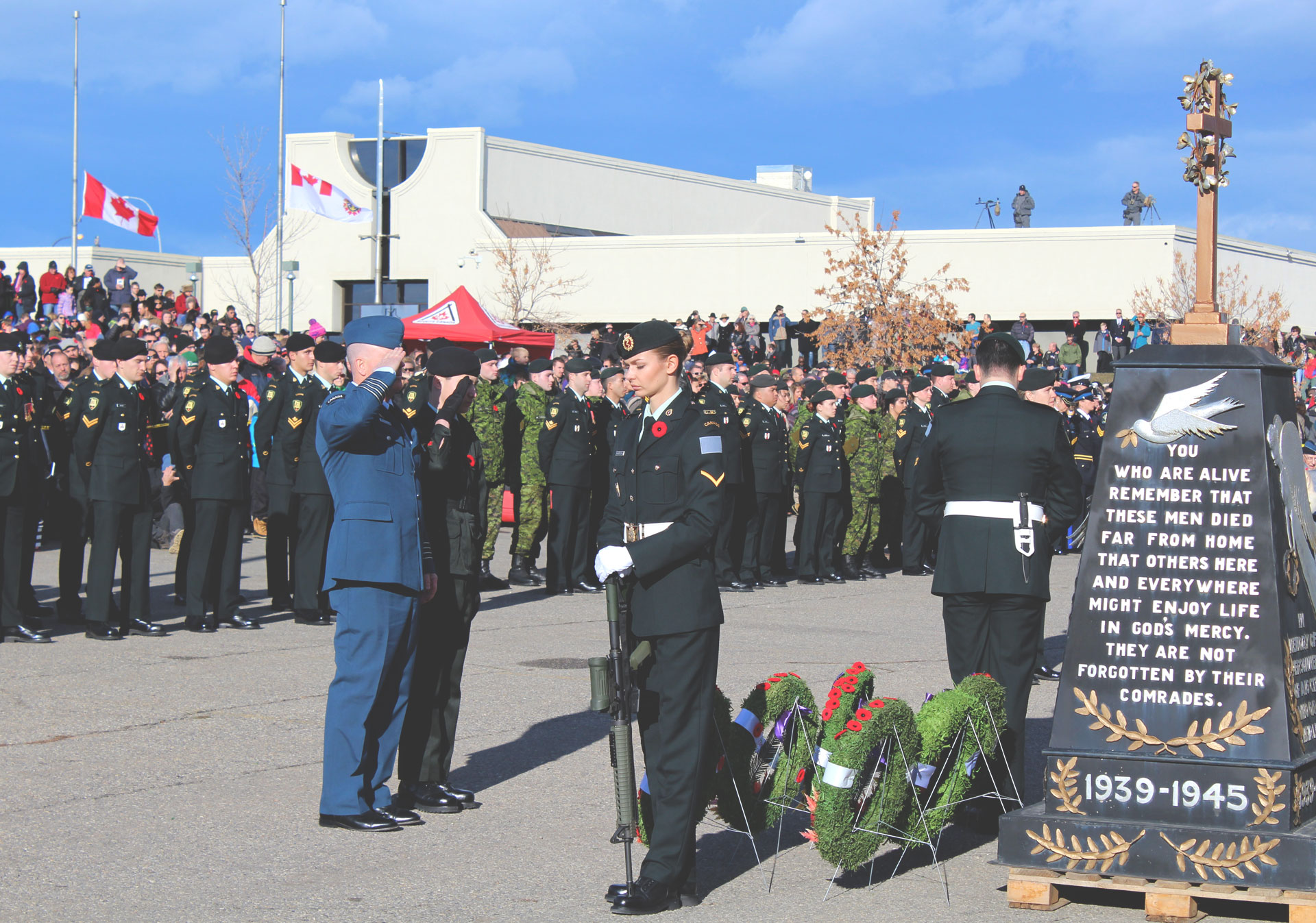 Remembrance Day at The Military Museums in Calgary.