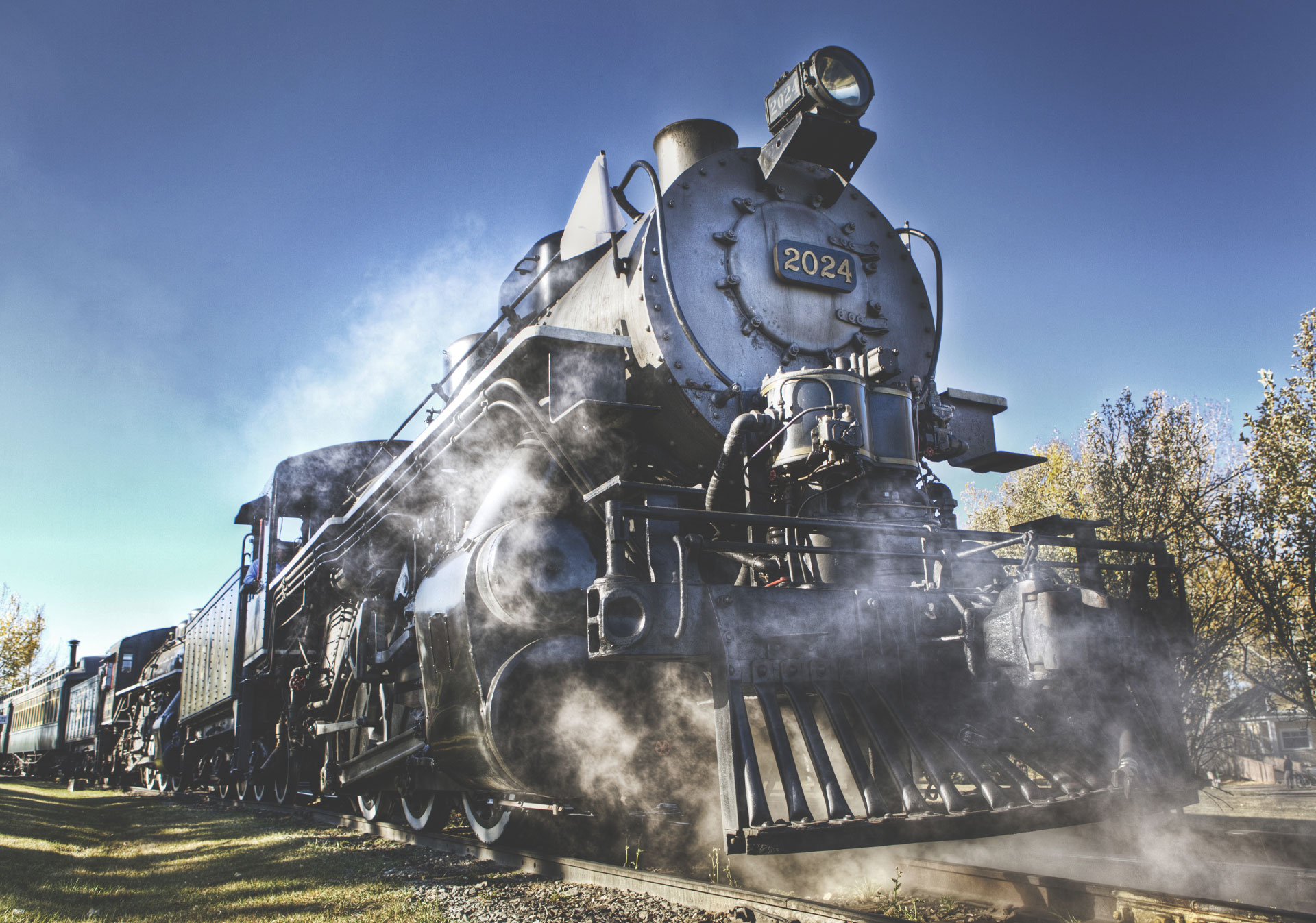 C.P.R. 2024 train at Heritage Park