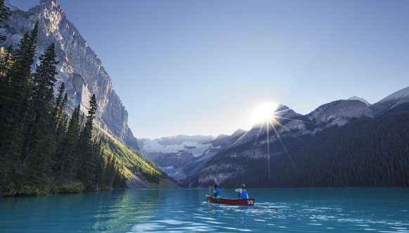 Rocky Mountains Banff Lake