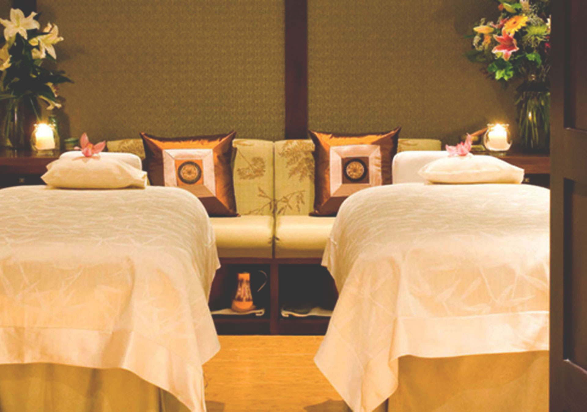 Enjoy a couple’s massage at The Spa Ritual.