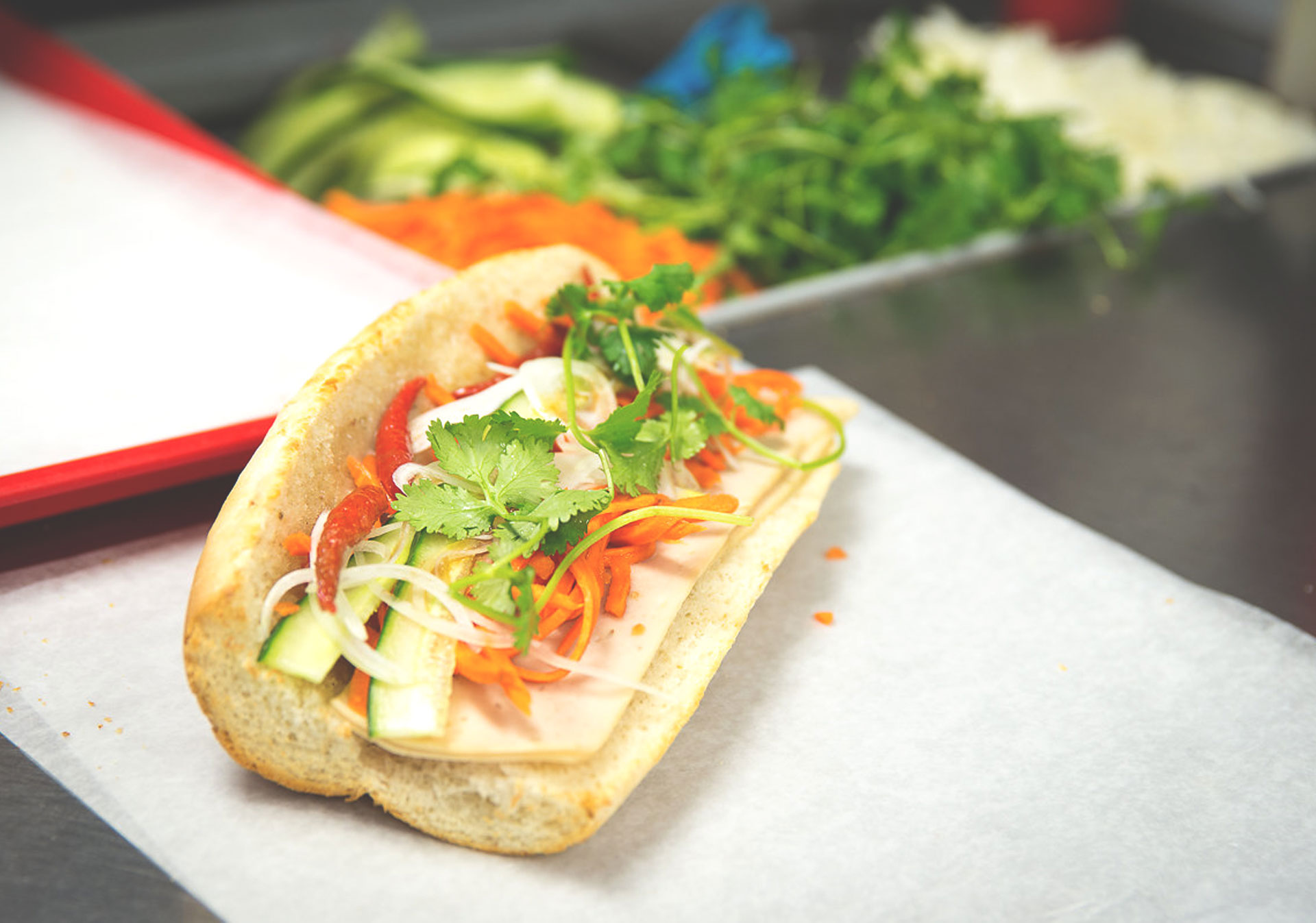 Vietnamese Sub at Bánh Mi Thi-Thi