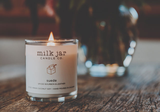 Suede from Milk Jar Candle Co.