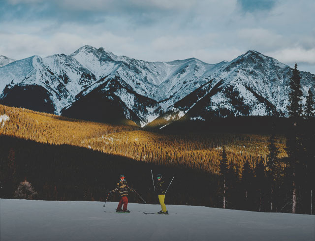 Skiing the Rocky Mountains