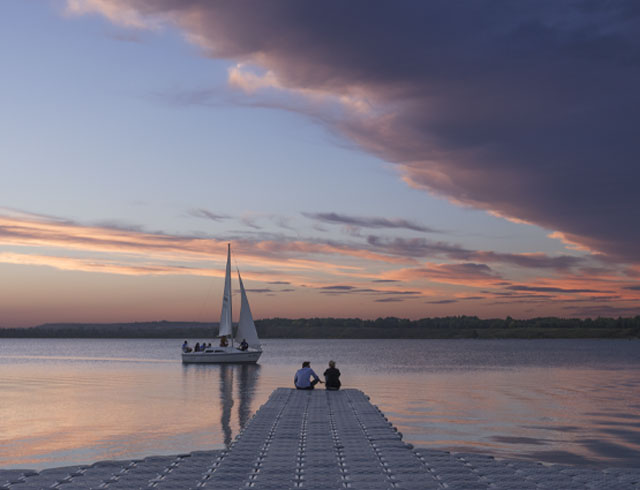 boating on Glenmore Reservoir