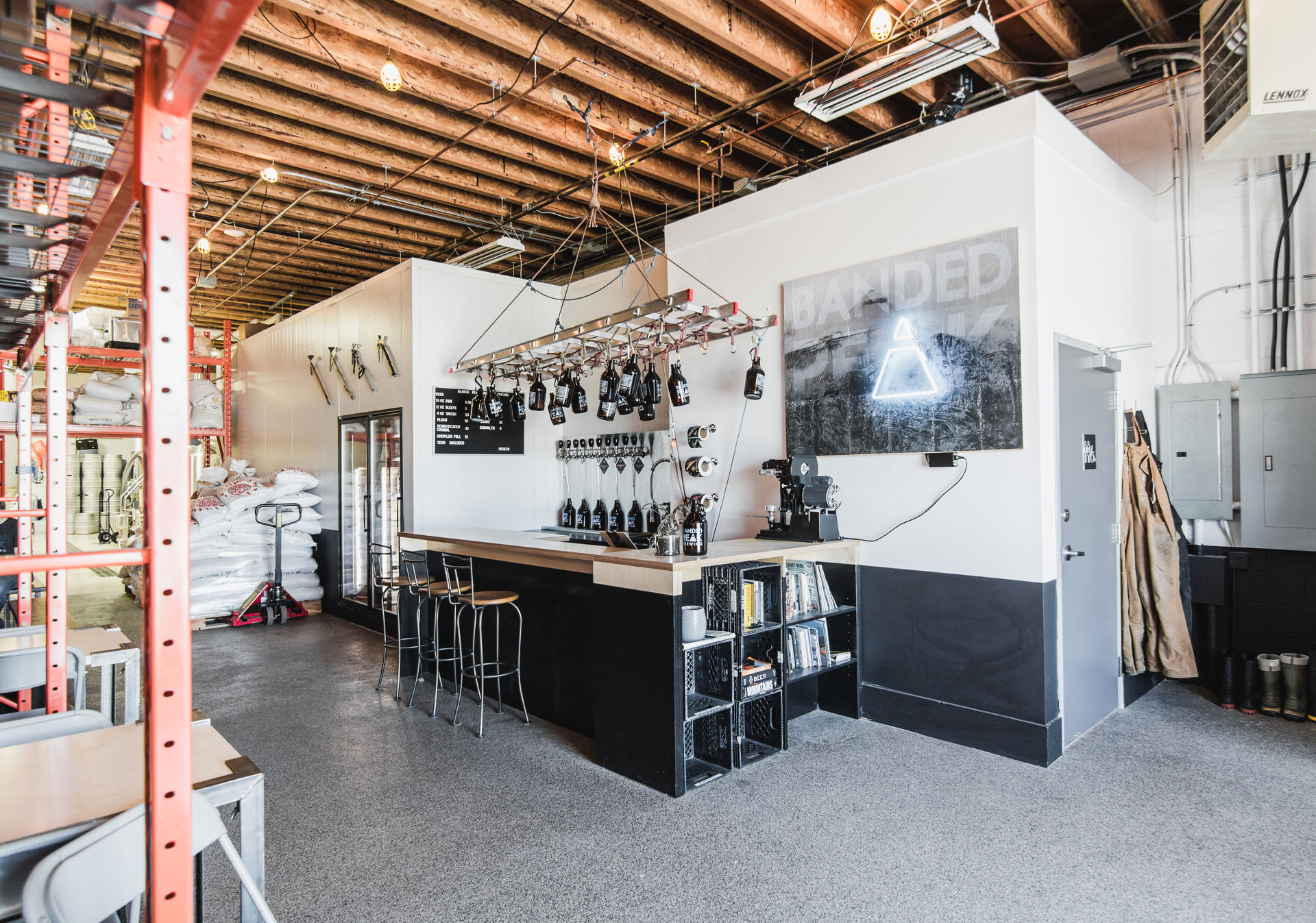 Banded Peak Brewing in Calgary.