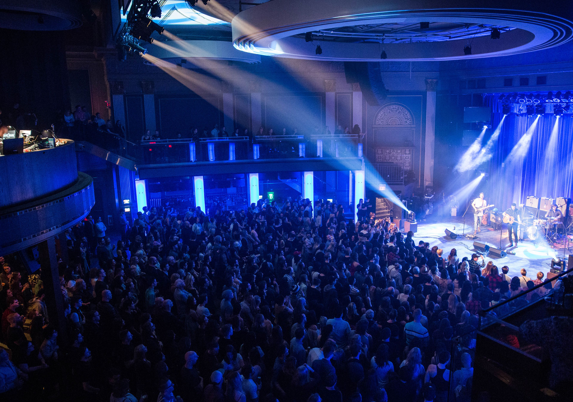 A crowd dancing at the Palace Theatre in Calgary