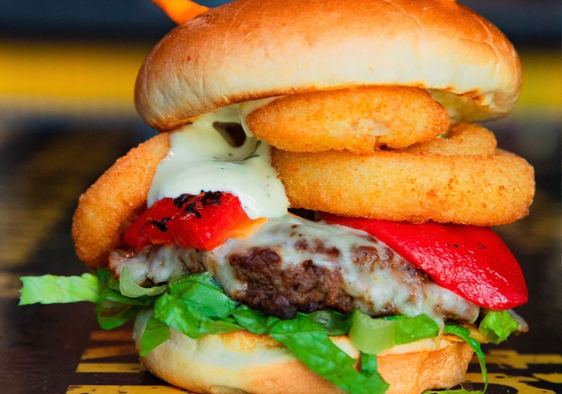 Juicy Burger at RE:GRUB