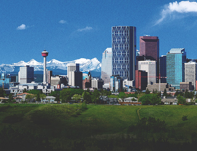 Calgary downtown skyline