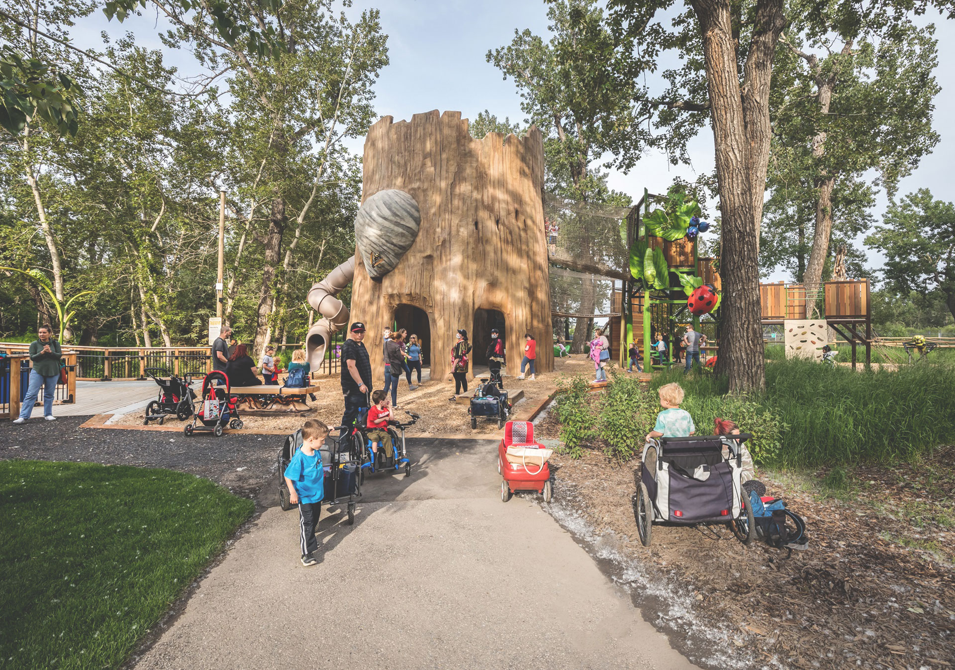 Playgrounds at the Wilder Institute/Calgary Zoo
