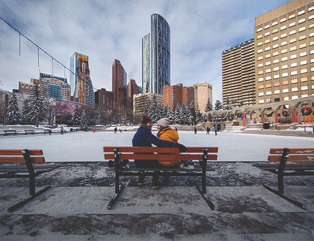Olympic Plaza in Calgary