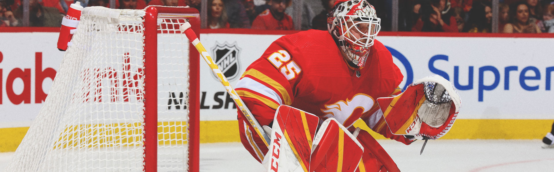 Calgary Flames goaltender Jacob Markström