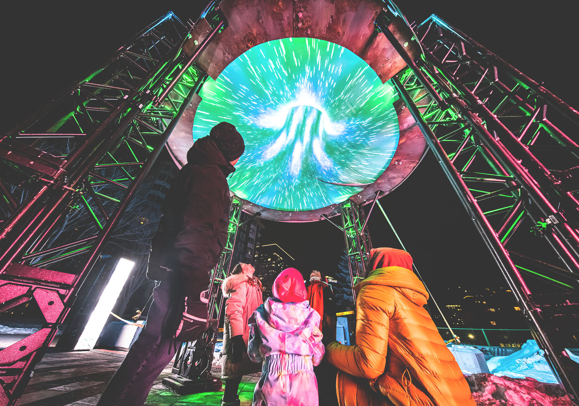 Chinook Blast Art Installation
