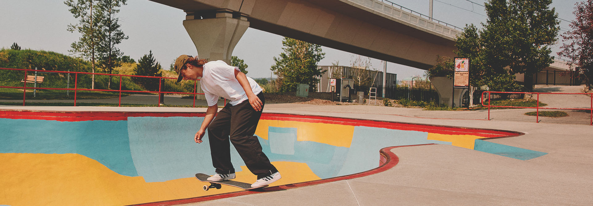 Person skateboarding at Shaw Millennium Park