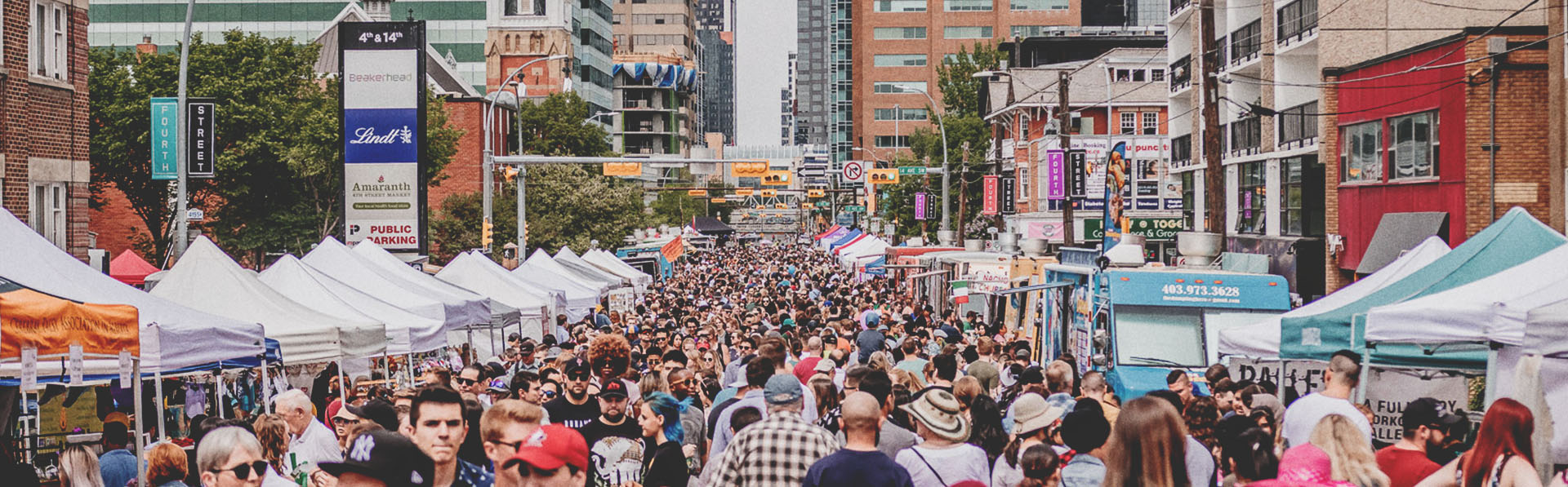 4th Street Lilac Festival in Downtown Calgary