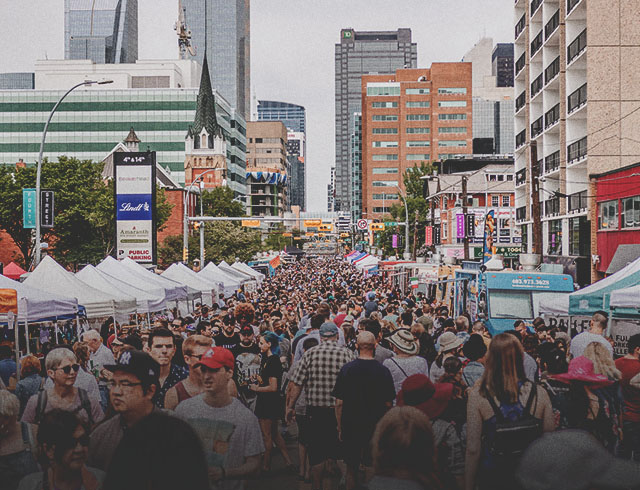 4th Street Lilac Festival in Downtown Calgary