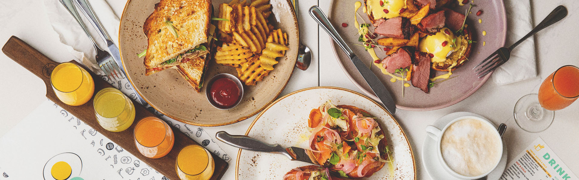 brunch spread at OEB Breakfast Co.