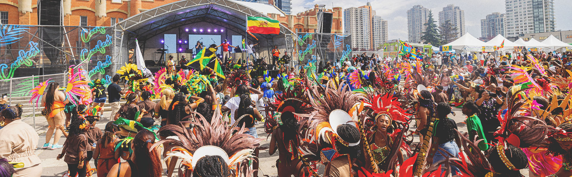 festive vibe at Carifest Calgary