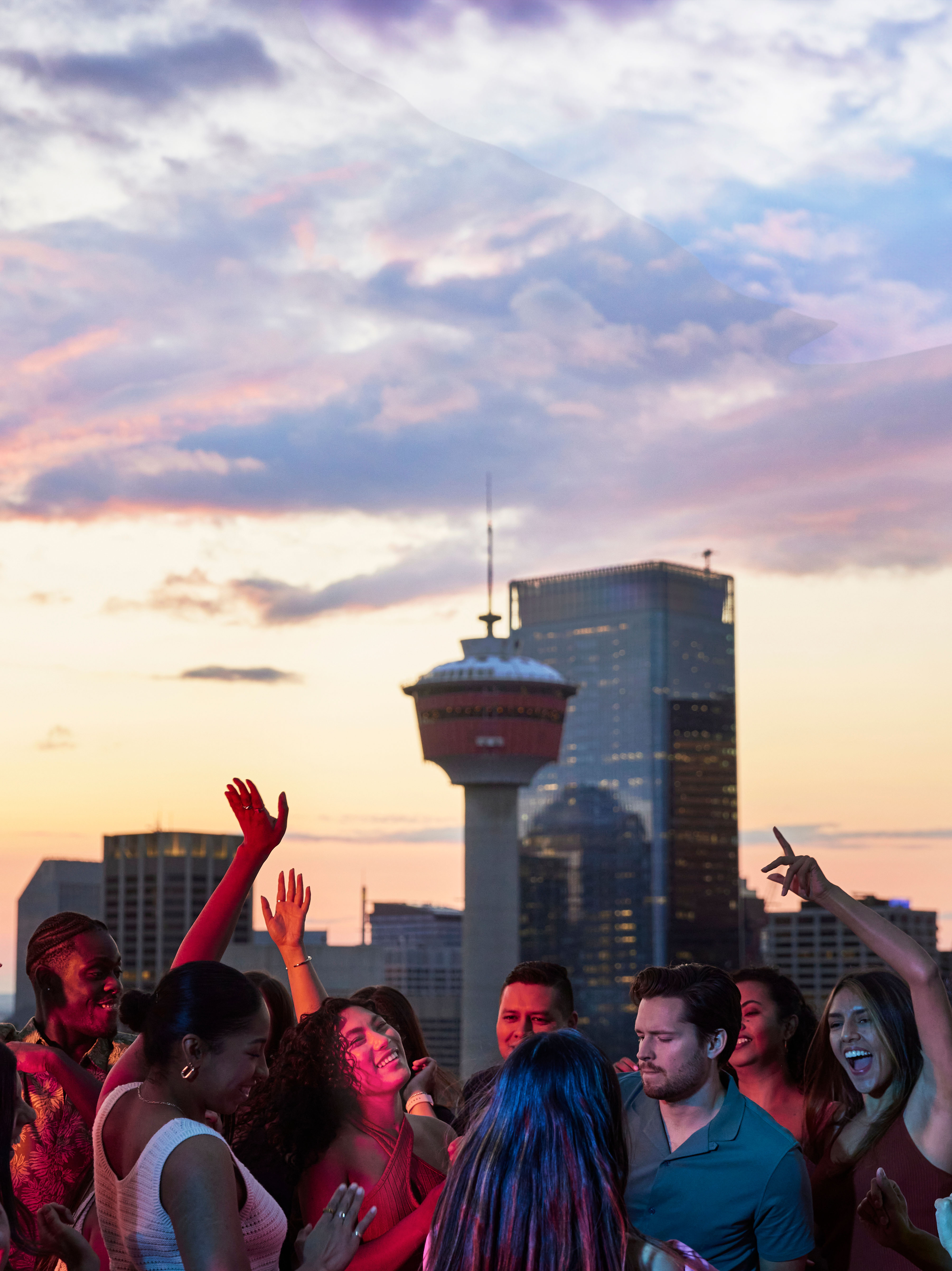 Rooftop party at the Beltline Calgary