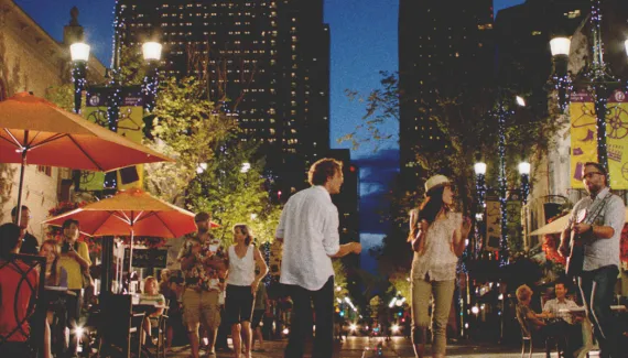 Live Music and Dancing on Stephen's Avenue