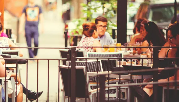 Patios in Kensington neighbourhood