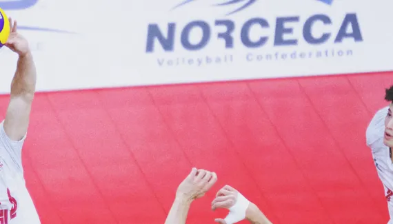 men playing volleyball