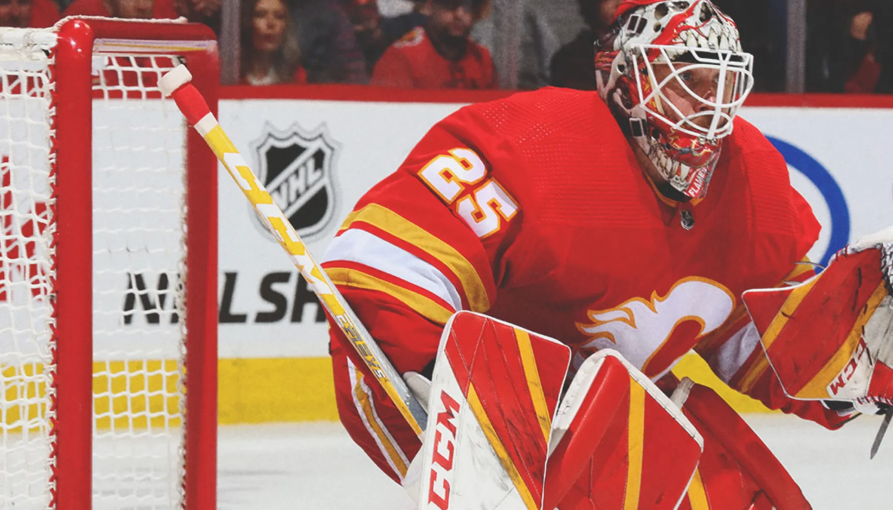 Calgary Flames goaltender Jacob Markström