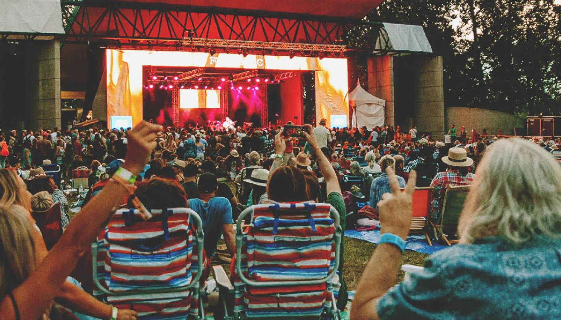 Crowd at Calgary Folk Music Festival