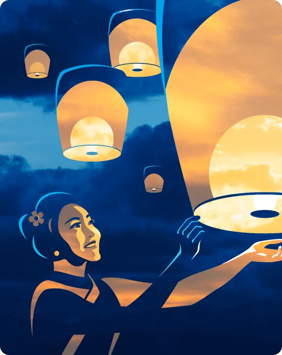 Blue Sky Lanterns