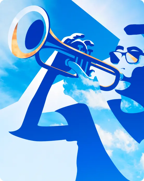 Blue Sky Musician