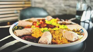 Habesha - Mahberawi platter
