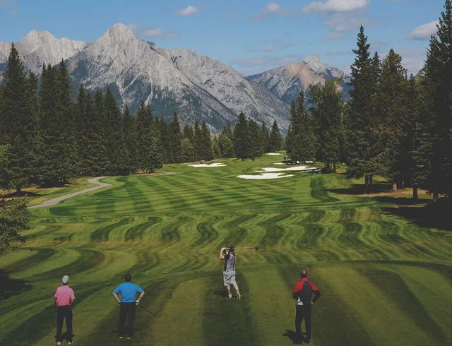 Golfing in Kananaskis