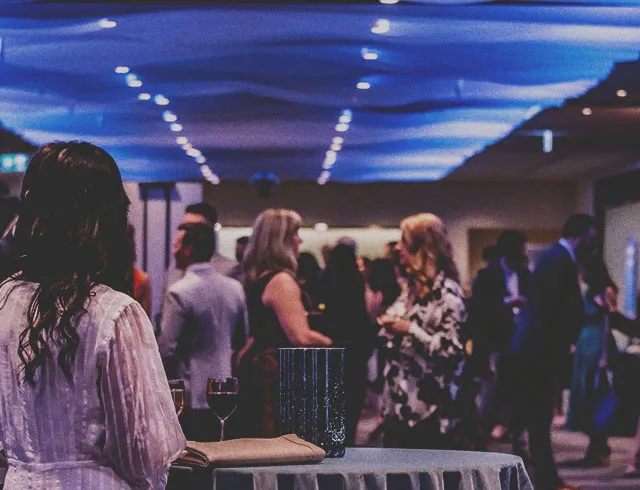 crowd at an event in the Calgary TELUS Convention Centre