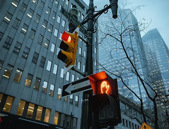 Stephen ave crosswalk lights