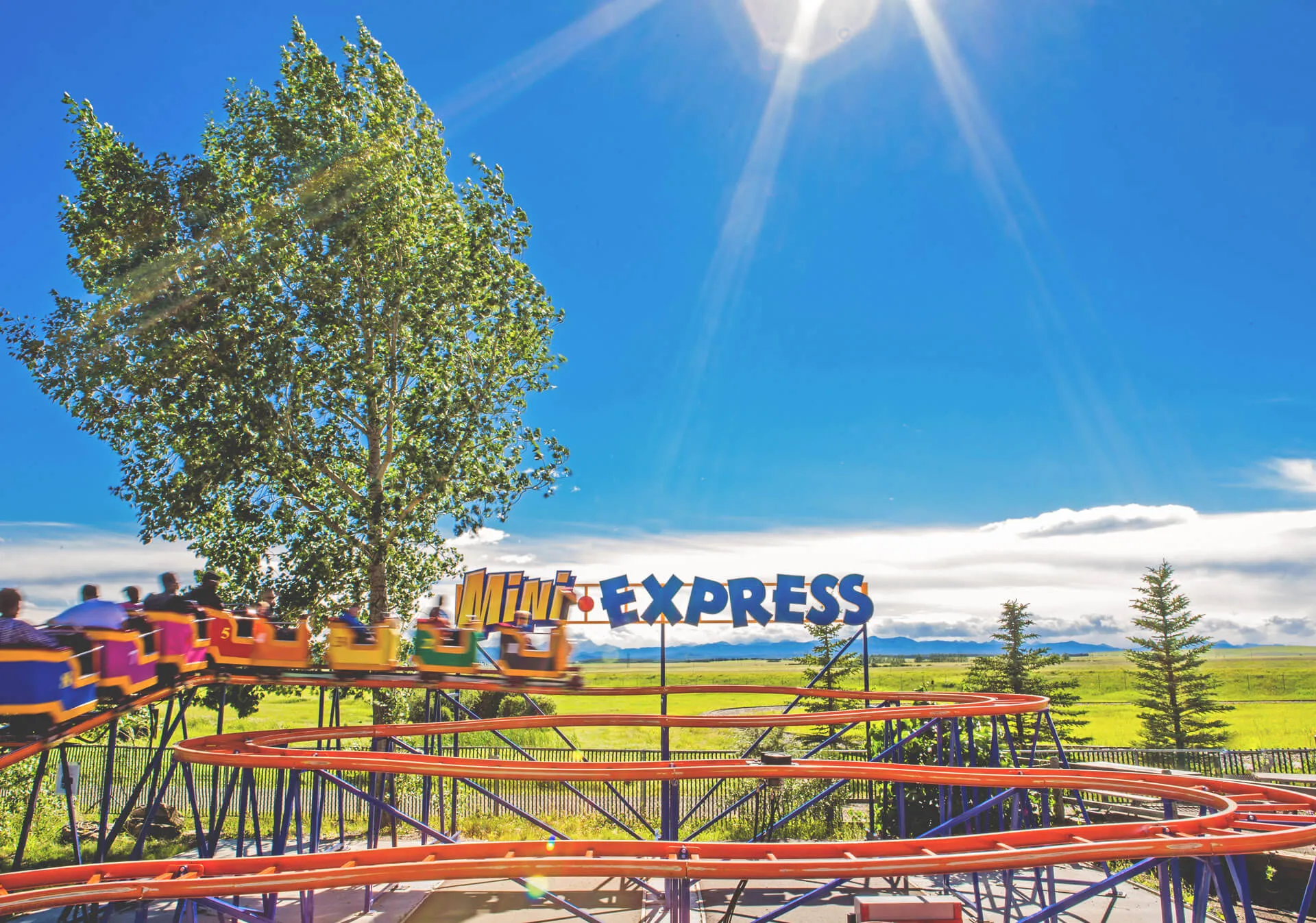 Roller coaster at Calaway