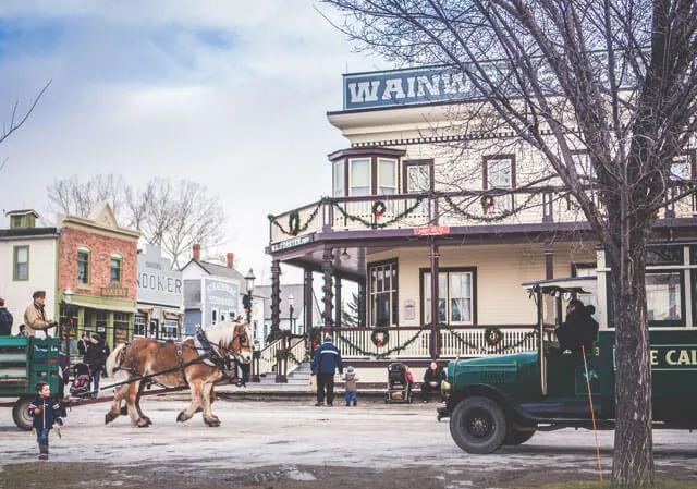 Heritage Park winter sleigh ride