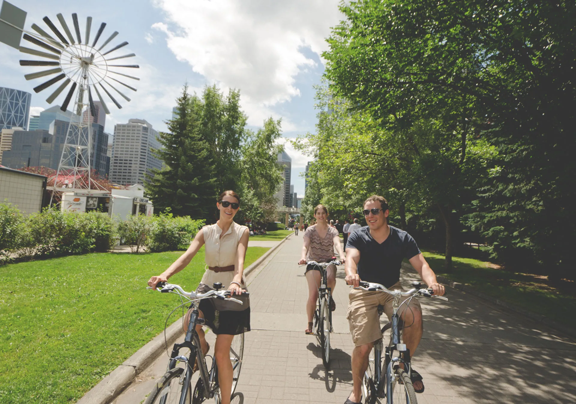 Eau Claire Park by bike
