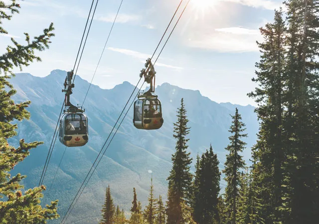 Banff Gondola at Sulphur Mountain