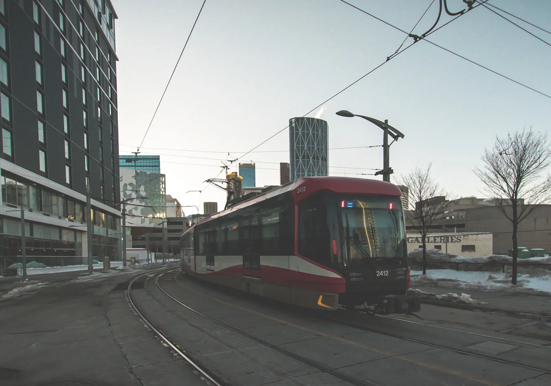 The C-Train is free downtown