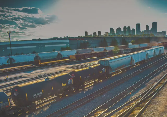 Calgary is a hub for freight rail transportation