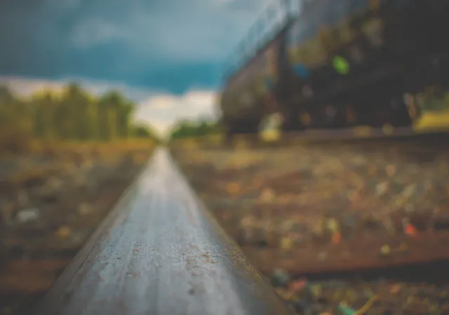 Trains still run through downtown