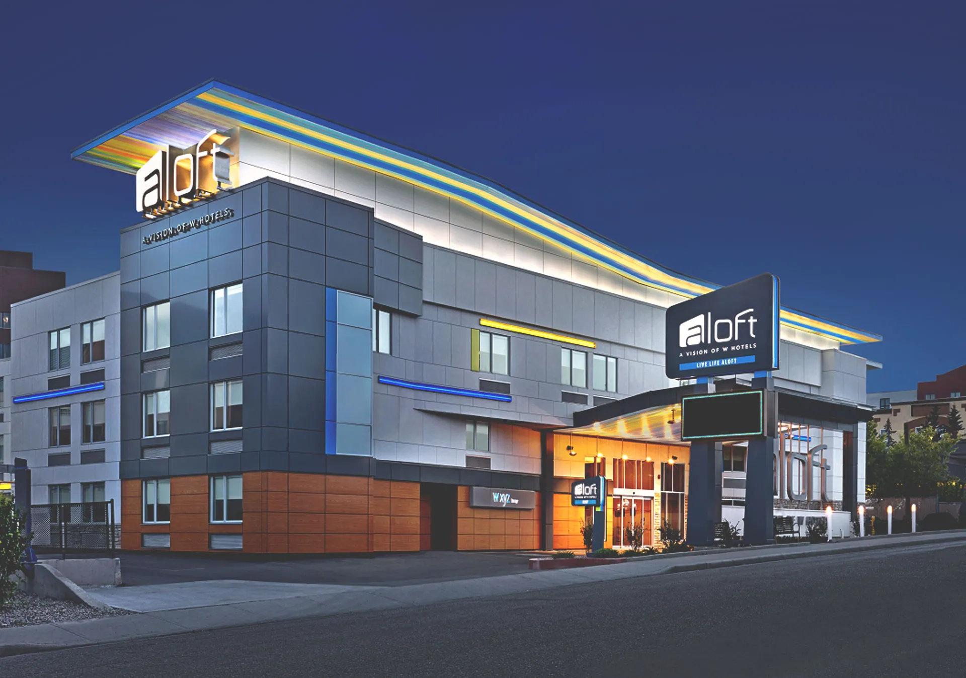 Aloft Calgary University Hotel Exterior