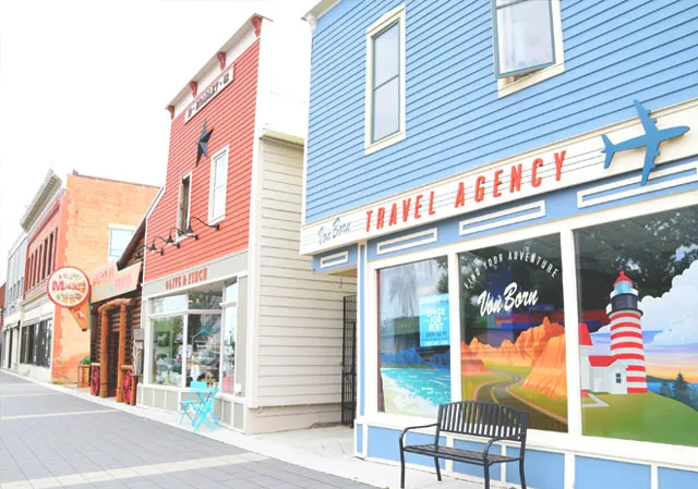 Van Born Travel Agency on 3rd Avenue in High River Alberta.