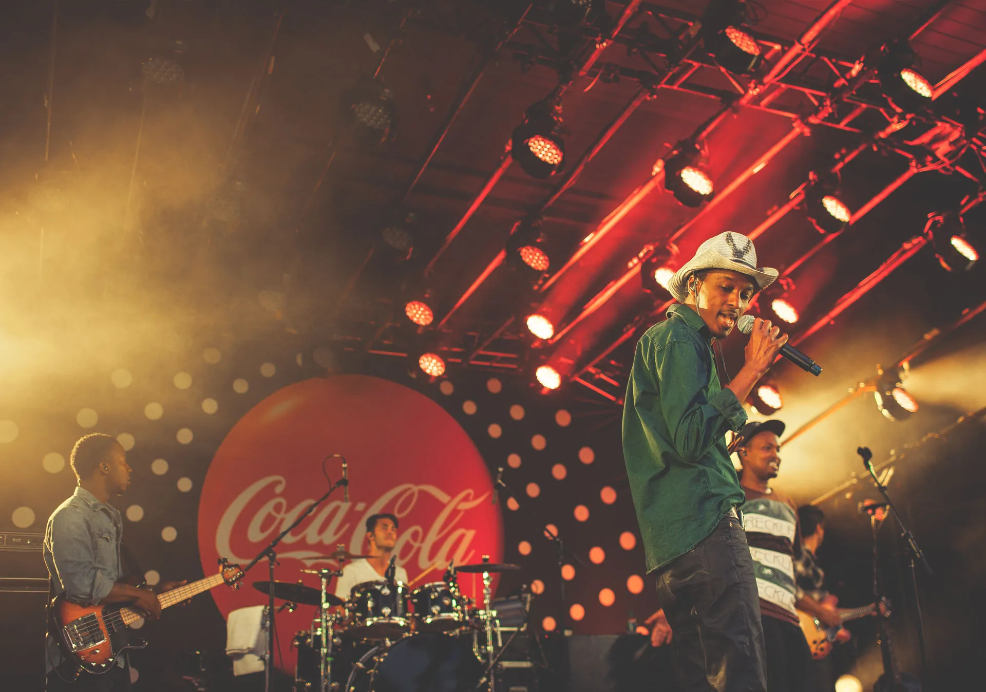 The Coca-Cola Stage at the Calgary Stampede.