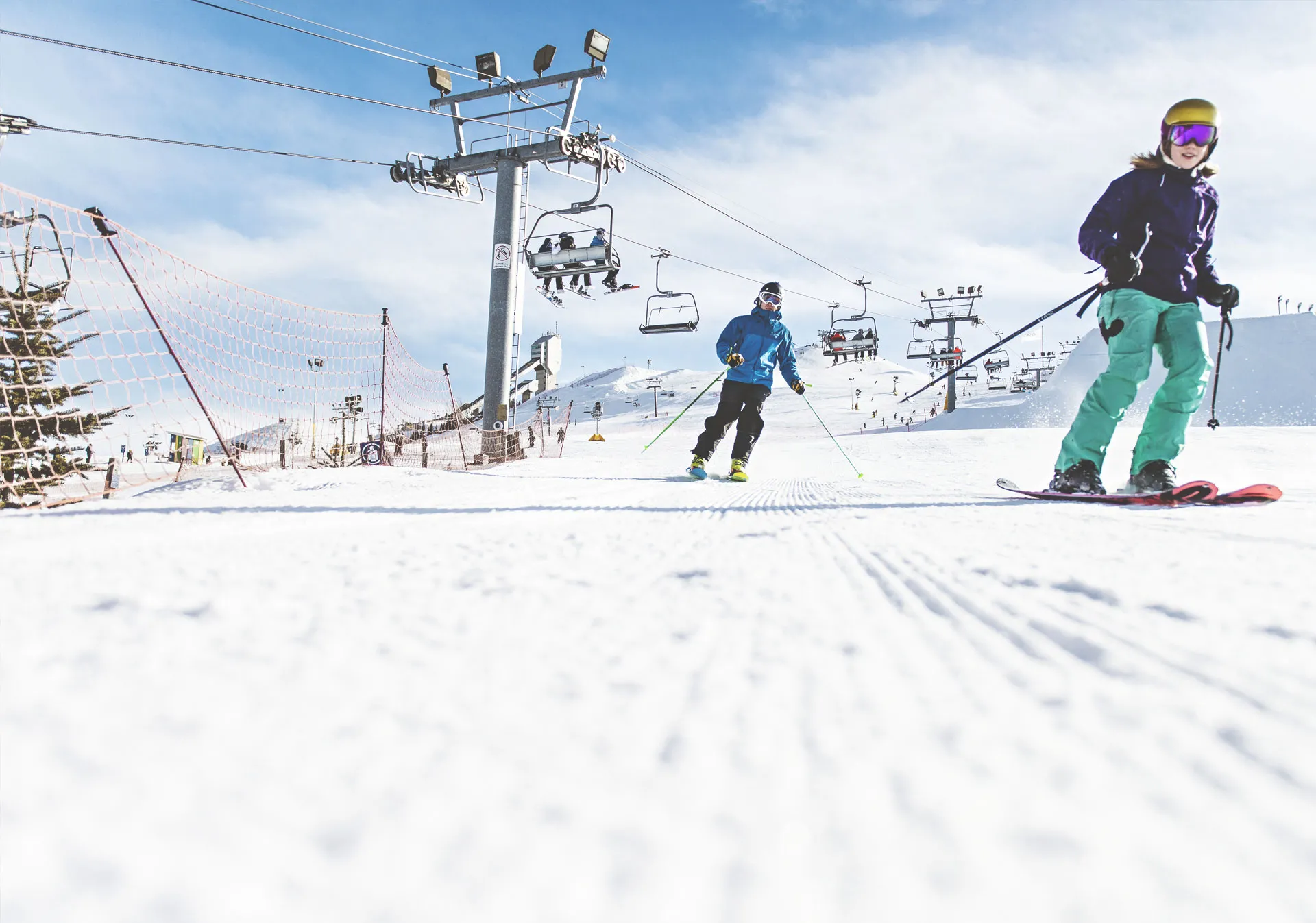 A great day for skiing at WinSport (Photo credit: Travel Alberta/A.V. Wakefield).