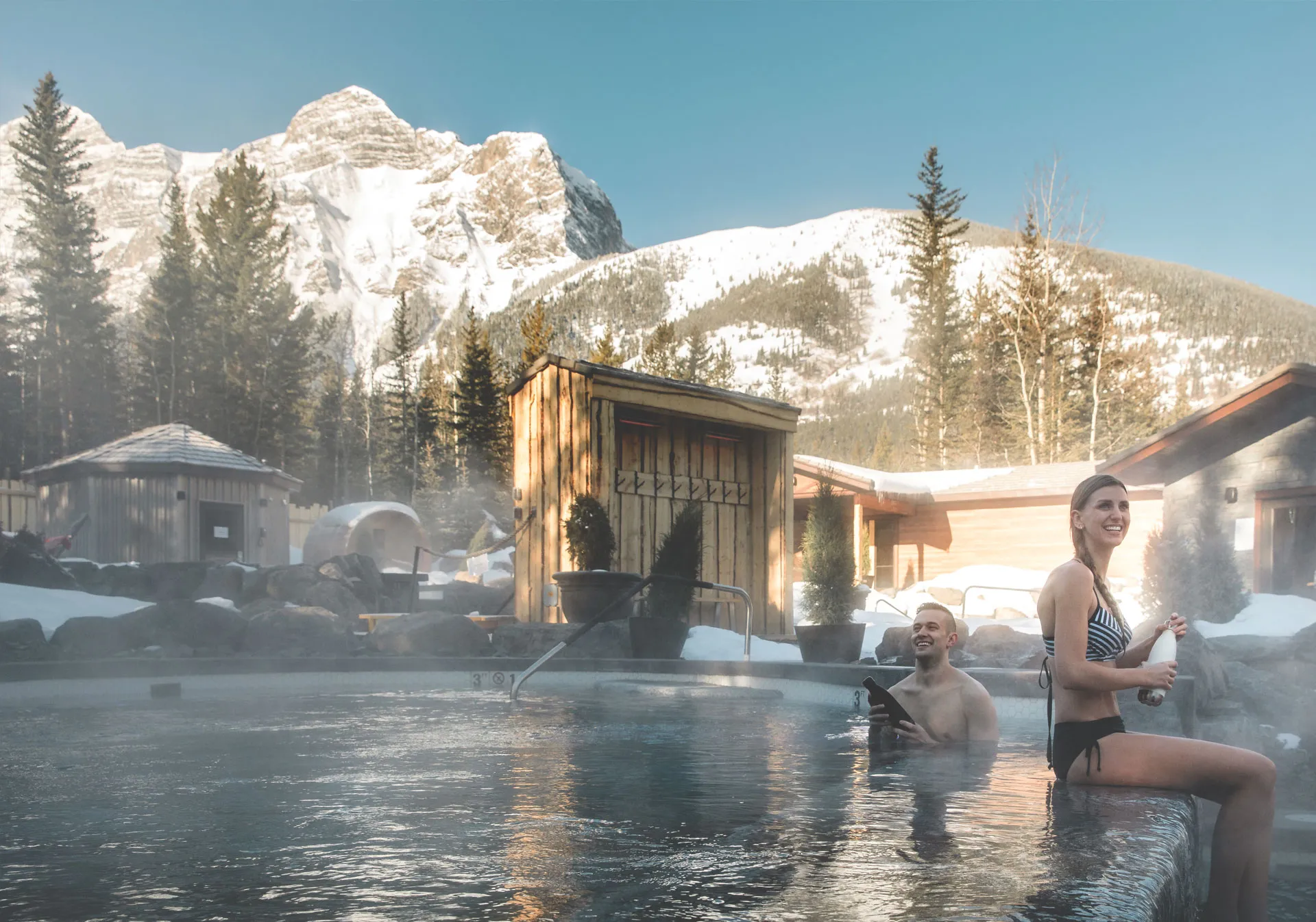 The spa is open 365 days a year (Photo credit: Travel Alberta/Mike Seehagel).
