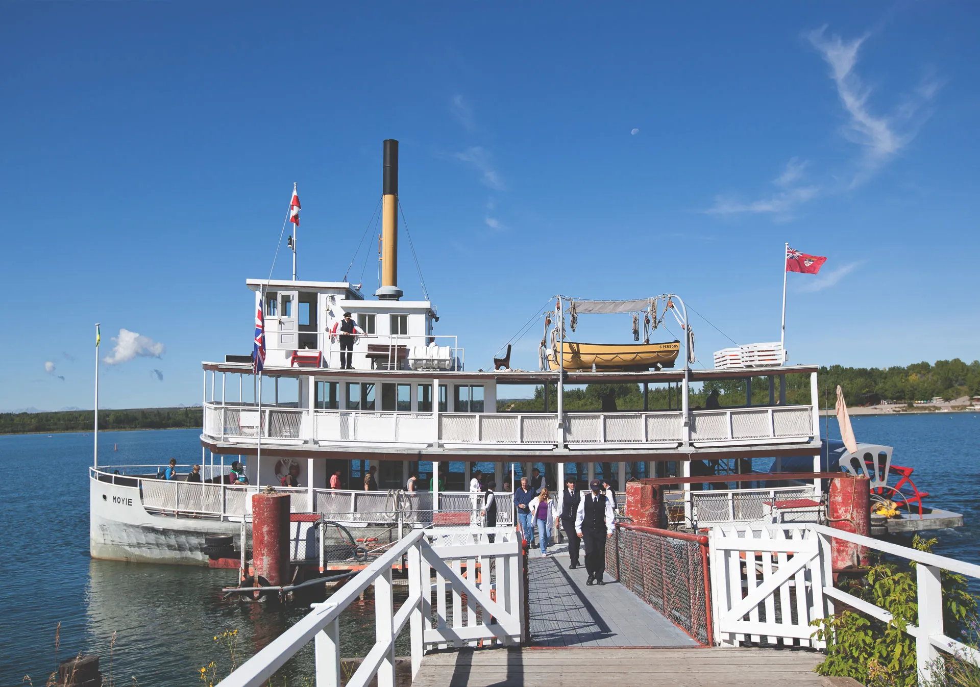 Ride the S.S. Moyie in the Glenmore Reservoir.