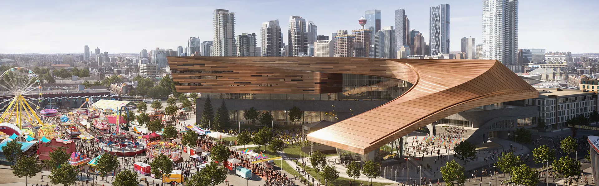 BMO expansion at Stampede Park rendering