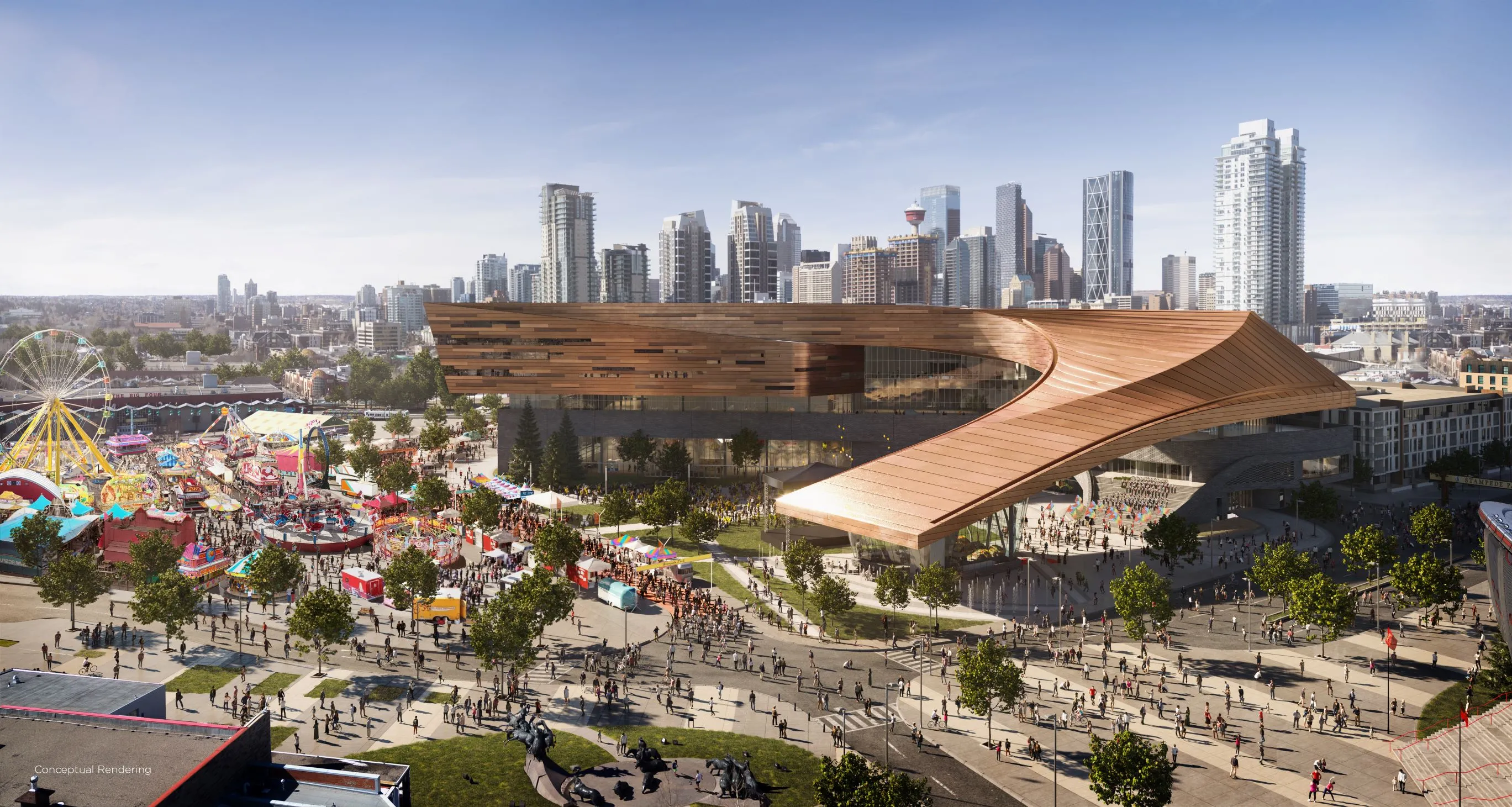 BMO expansion at Stampede Park rendering